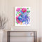 Animals in Flowers Partial Oil Paint By Number Kit DIY Frameless Drawing Pict