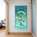 5D Rhinestone DIY Green Dreamcatcher Full Round Drill Diamond Painting Craft Kit