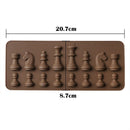 Fondant Cake Chocolate Silicone Mold Chariot International Chess Baking Tray