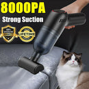 Handheld High Power Car Vacuum Cleaner Powerful Wireless Dust Buster 8000Pa
