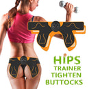Hip Trainer Buttock Tighter Lifter EMS Vibration Muscle Stimulator (Orange)