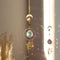 #A Crystal Wind Chime Prism Windbell Window Curtains Pendant Garden Hanging Deco