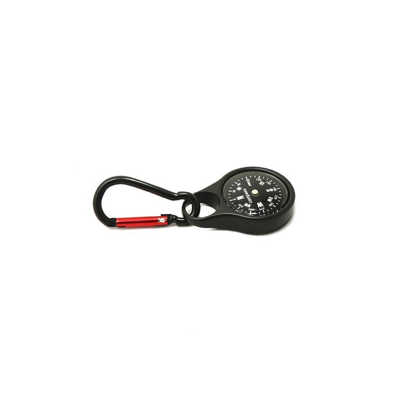 Zinc Alloy Camping Portable Key Ring Hook Hanging Buckle Compass Carabiners