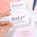 Card Supporting Small Businesses Thank You For Your Order Package Inserts