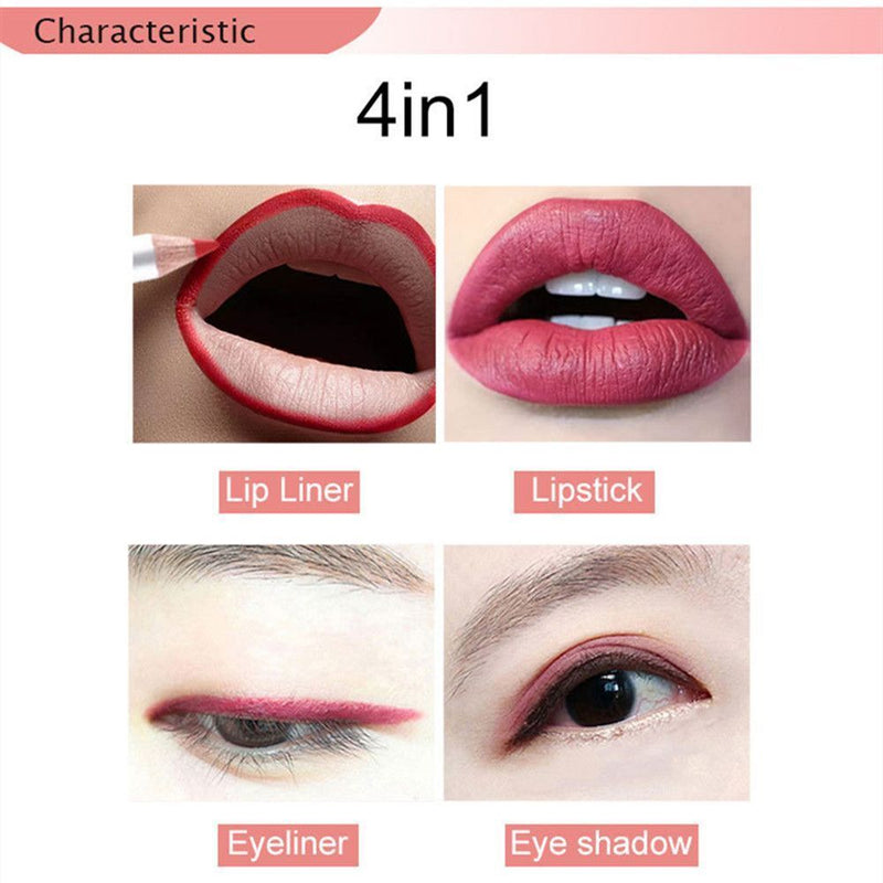 Waterproof Makeup Tool Beauty Lip Liner Matt Contour Lipstick Pencil Lipstick