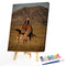 Canvas Paint By Numbers Aborigines Oil Hand Painted Drawing Kit Home Decoration