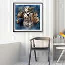 Oil Painting By Numbers Acrylic Handmade Animal World Digital Picture Art Decor