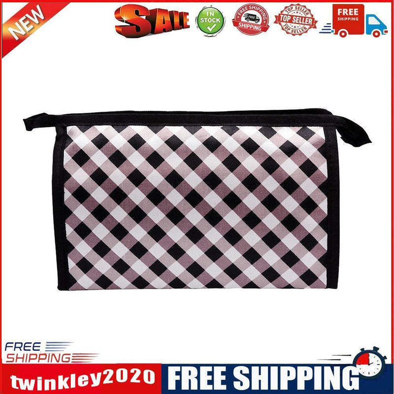 Fashion Women Wallet Floral Print Clutch Messenger Bag Nylon Makeup Bags (A