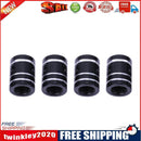 4pcs Aluminum Car Motorcycle Wheel Tire Valve Stem Caps Covers (Black)