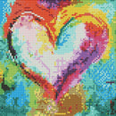 Seawang 5D DIY Full Drill Diamond Paintings Heart Cross Stitch Embroidery Mosaic Set C