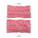 Color Soft Elastic Wide Hairband Thick Warm Knitted Headband Hair Accessories