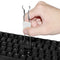 4pcs Mechanical Keyboard Keycap Puller with Brushes for Cherry MX (White)