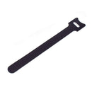 10pcs Fishing Rod Tie Holders Straps Suspenders Fastener Cable Belt (Black)