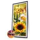 5D Full Drill Diamond Painting Flower Butterfly Embroidery Craft Kit Home Dec