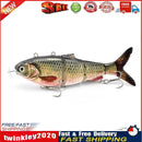 Robotic Fishing Lures Auto Bait Wobblers 4-Segment LED Swimbaits (BL-450) Newly