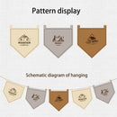 Tent Flag Banner Tent Flag Felt Flag Pentagonal Camp Flags Camping Flags~