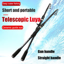 Ultralight Fishing Rod Carbon Fiber Telescopic Spinning Baitcasting Fishing Pole
