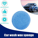12PCS 5" Microfiber Foam Sponge Polish Wax Applicator Car Detailing Cleani hot.