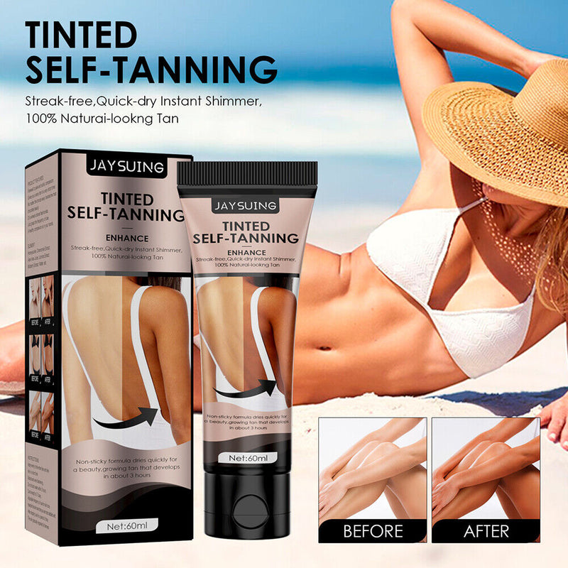 Self Tanning Mousse Adjust Skin Tone Long Lasting Body Bronzer Easy to Apply