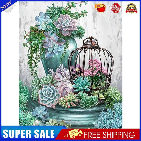 Painting By Numbers Flower DIY Oil Coloring Canvas Paint Drawing Pictures