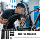 Portable MTB Mountain Bike Tire Repair Tools Kit Glueless Patch Tyre Lever Set