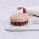 Silicone Shampoo Scalp Massage Brush Portable Hair Washing Comb (Pink) Newly