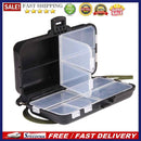 9 Compartments Waterproof Fishing Tackle Lure Bait Hook Box Plastic Storage