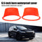 2pcs Car Audio Refit Speaker Ring Plastic Ultra-thin Waterproof Cover Protector