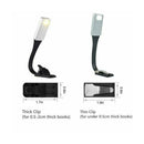 USB Rechargeable LED Book Light Flexible Clip On Book Light Lamp Night 1 Z4D0