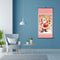 Hanging Santa Framed Picture Oil Paint By Numbers Hand Painted Picture Kid Gifts