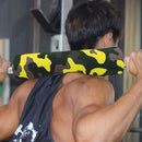 Fitness Weightlifting Barbell Pad Squat Shoulder Pads (Camouflage Yellow) Newly