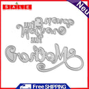 2pcs Metal Cutting Dies DIY Scrapbooking Paper Card Stencil Gift Pr