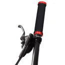 CANSUCC Rubber MTB Bike Handlebar Locking Cover w/ Plug Grip Covers (Red) Newly