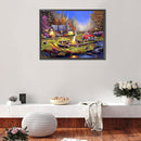 DIY Diamond Painting Kits Full Round Drill Suburban Cabin Home Decoration Gift