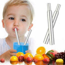 Portable Telescopic Drinking Straw Steel Cleaning Brush W4M5 Straw U2B3