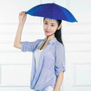 Foldable Sun Rain Umbrella Hat Headwear Cap Head For Fishing W6C1