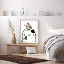 Partial Embroidery Kitten Bird Printed Cross Stitch Cotton 2-Strand 14CT DIY Kit