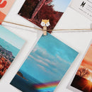Decoration 10 Pcs/Set Craft Decoration Photo Clip Wooden Clip With Hemp Rope