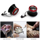 10x Clearly Magnifying Watchmaker Glass Clip-On Watch Repair Eye Loupe Monocular