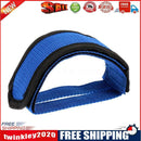 Nylon Bicycle Pedal Adhesive Strap Fixed Gear Toe Clip Strap Belt (Blue)