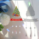 DIY Crystal Prism Teardrop Pendant Diamond Painting Kit Wind Chime (PFL09) Newly
