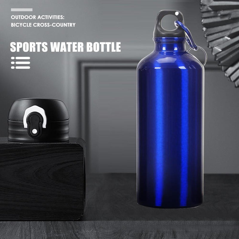 700ml Aluminum Portable Outdoor Sports Water Bottle Drinking Kettle (Blue) Newly