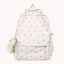 Casual Fashion Backpacks College Schoolbag Student School Bag Flower Prints Gift