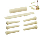 Universal Acoustic Guitar Parts Plastic Bridge Pins & Nut & Saddle