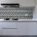 10pcs/set 10cm Retro Pattern Floor Tiles Wall Stickers Home Decoration Art Mural