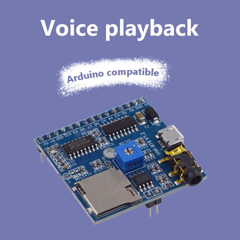 Voice Playback Module with Indicator MP3 Prompt Module Voice Broadcast Devi