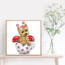 Part Drill Special Shaped DIY Cup Dog Rhinestones Picture 5D Diamond Painti