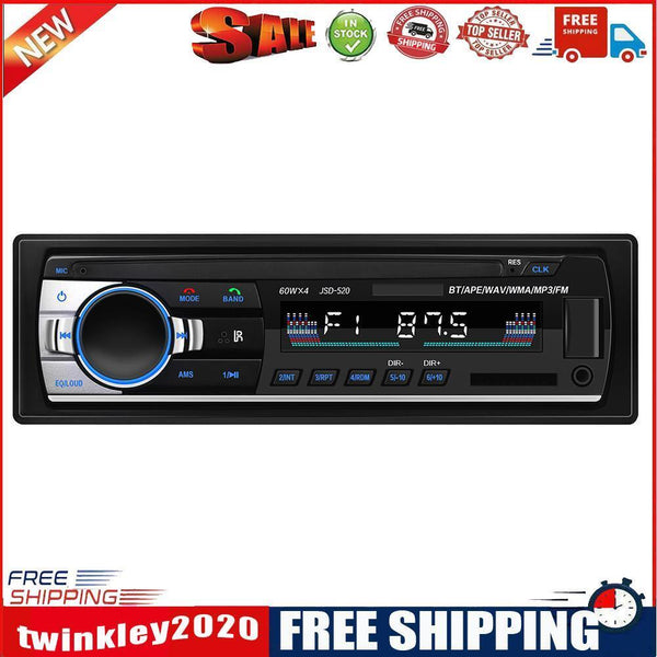 Car Stereo In Dash Bluetooth-compatible MP3 Player Aux Input USB FM Radio R