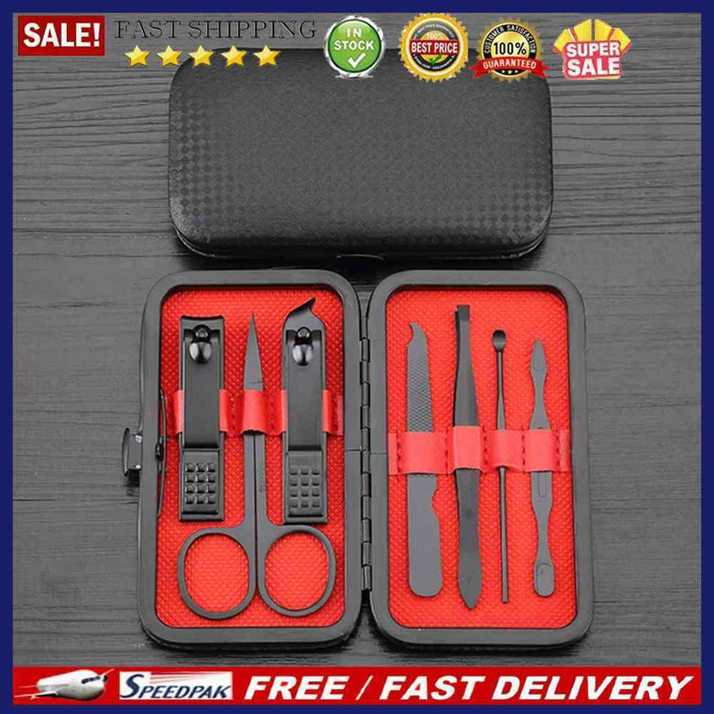 7/10pcs Manicure Nail Tool Set Portable Convenient for Women Man Beauty Products
