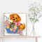 5D Full Round Drill Rhinestone Art DIY Flower Cat Dog Diamond Painting Kit Craft